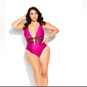 CITY CHIC NEWT VIBERKA 1 PIECE SWIMSUIT
